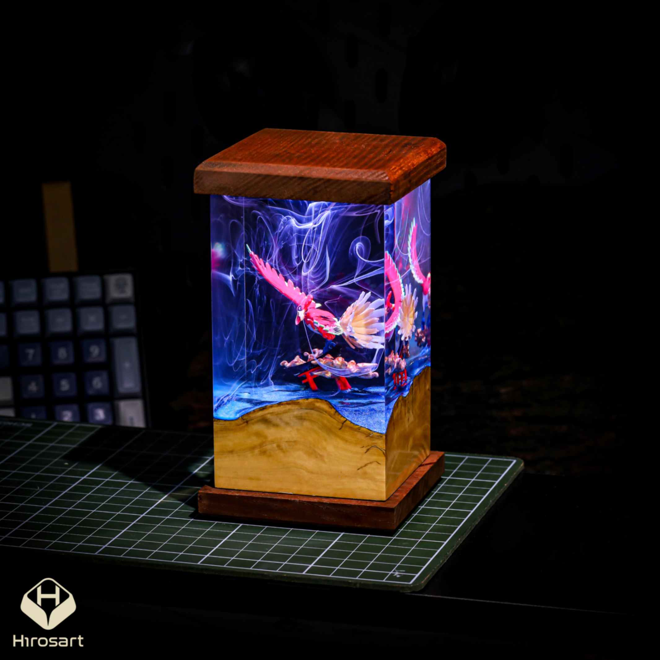 Ho-Oh-Pokemon-Epoxy-Night-Light (4) Ho-oh pokemon epoxy night light