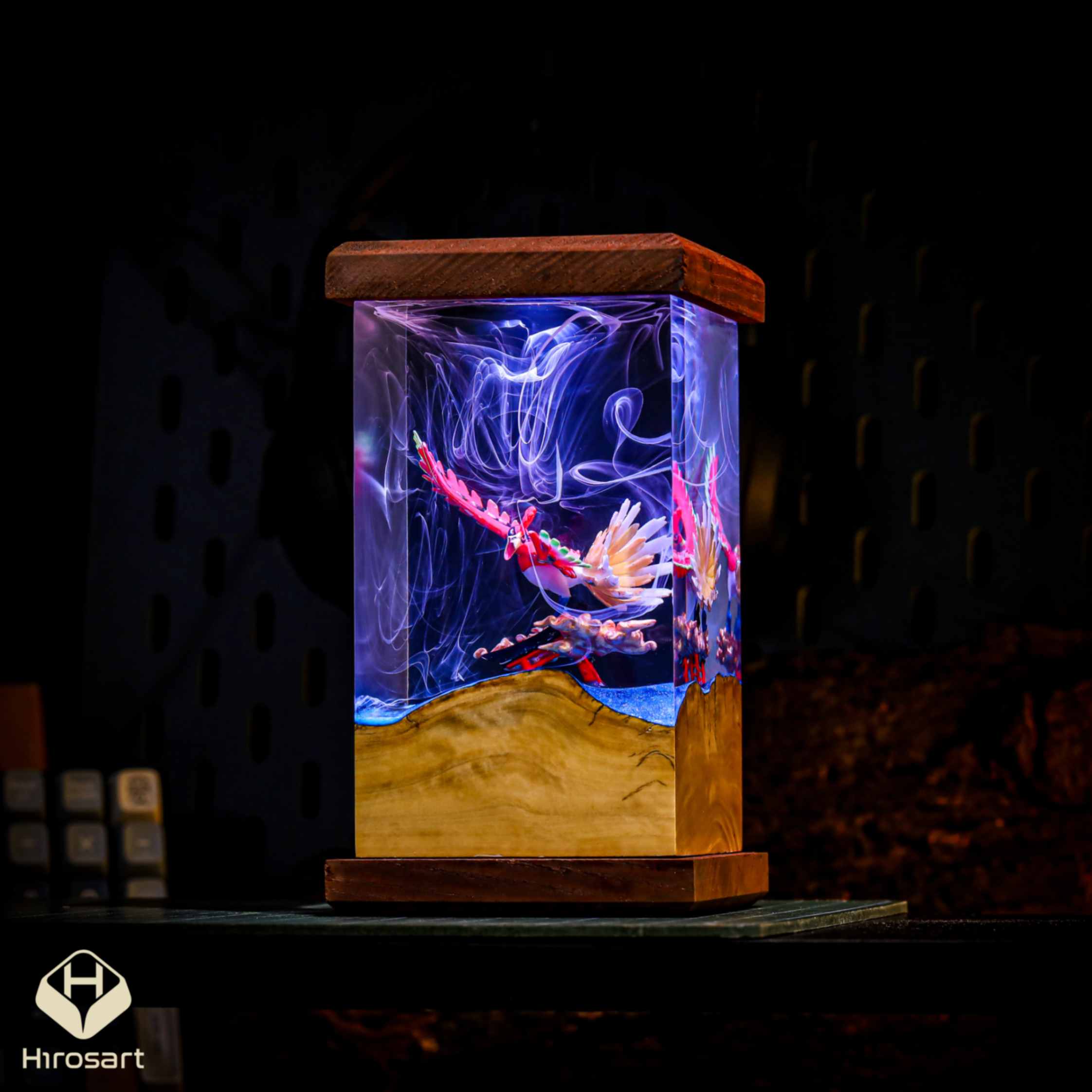 Ho-Oh-Pokemon-Epoxy-Night-Light (6) Ho-oh pokemon epoxy night light