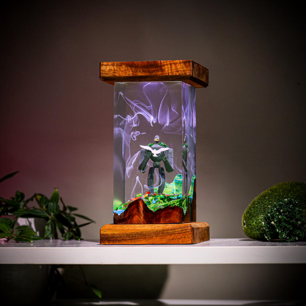 Laputa Robot Epoxy Lamp 1 Laputa Robot Epoxy Lamp