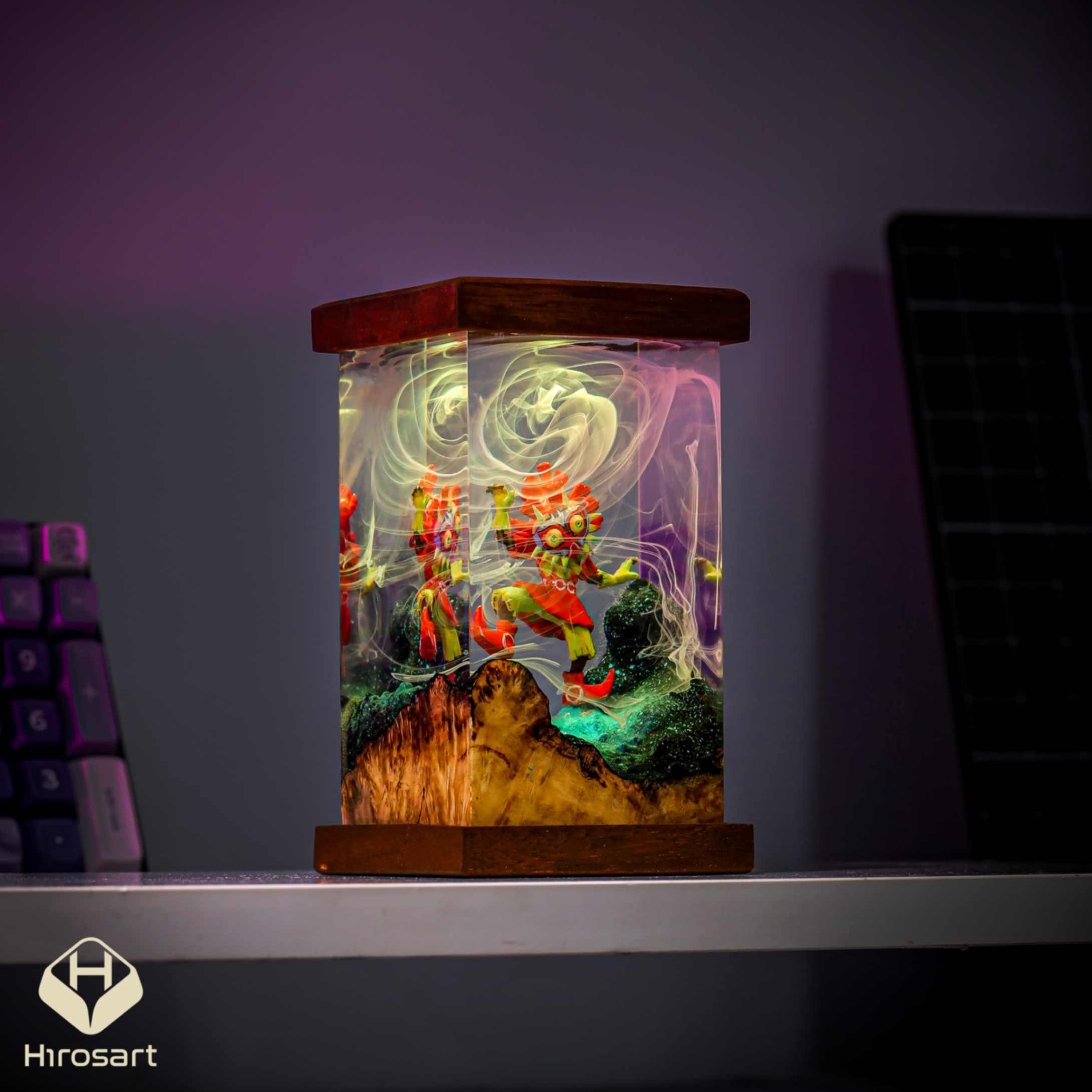 Skullkid Zelda Epoxy Night Light - Hirosart