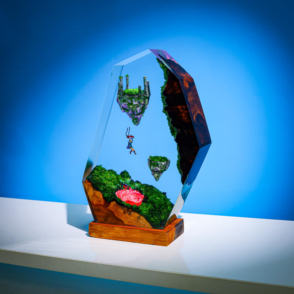 TOTK's Sky Islands in The Legend of Zelda Epoxy Lamp 10 TOTK's Sky Islands in The Legend of Zelda Epoxy Lamp