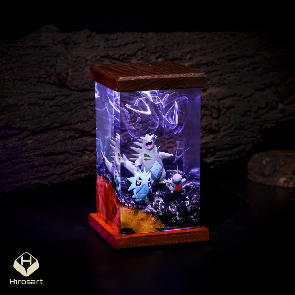 Tyranitar Pokemon Epoxy Night Light Tyranitar pokemon epoxy night light