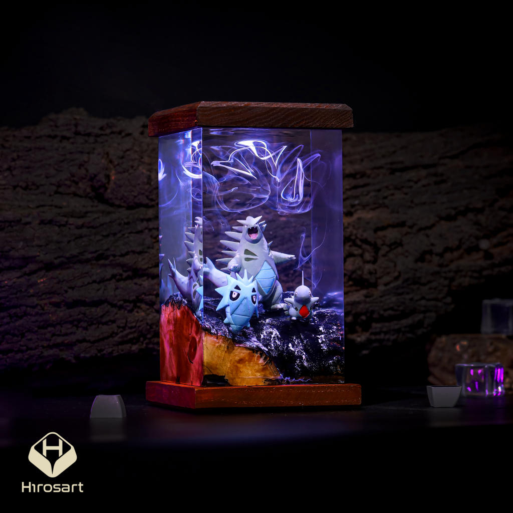 Tyranitar Pokemon Epoxy Night Light Tyranitar pokemon epoxy night light
