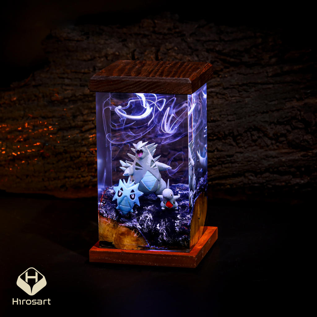 Tyranitar Pokemon Epoxy Night Light Tyranitar pokemon epoxy night light