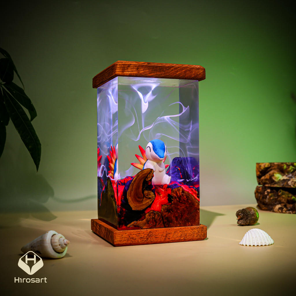 Cyndaquil Pokémon Resin Lamp 8 Cyndaquil Pokémon Resin Lamp