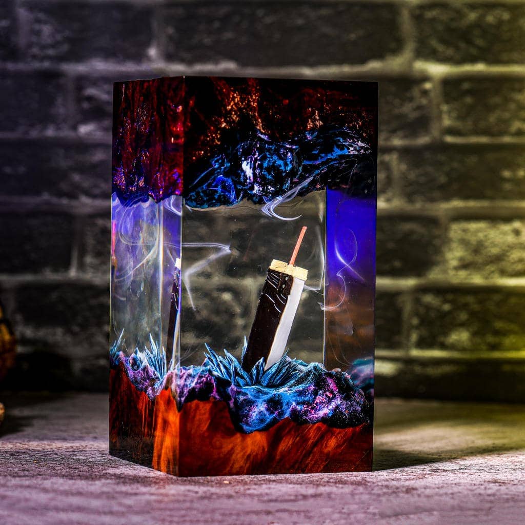 Final Fantasy Buster Sword Epoxy Lamp 12 Final Fantasy Buster Sword Epoxy Lamp