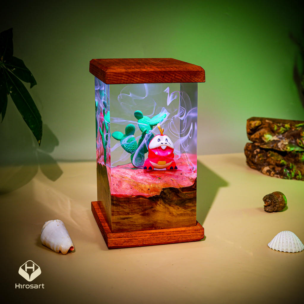 Fuecoco Pokémon Resin Lamp 8 Fuecoco Pokémon Resin Lamp