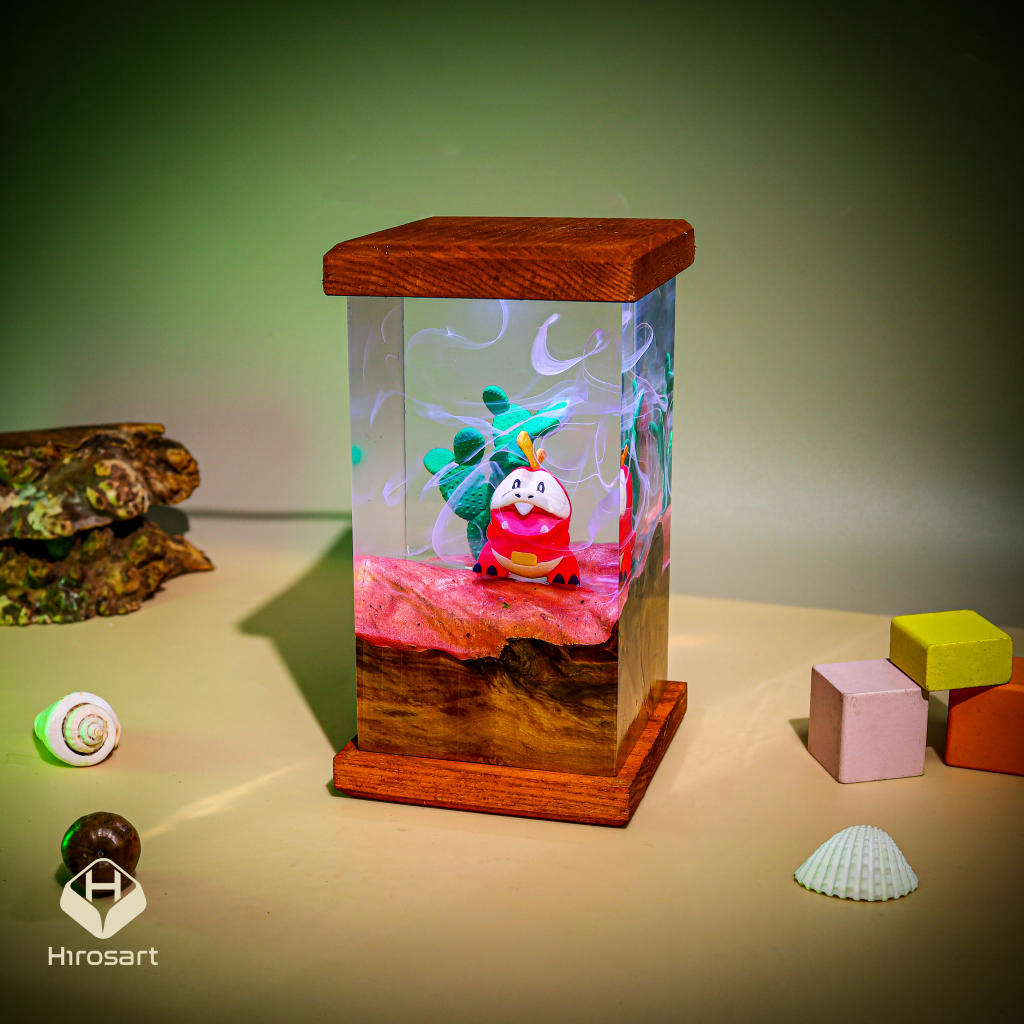 Fuecoco Pokémon Resin Lamp 5 Fuecoco Pokémon Resin Lamp