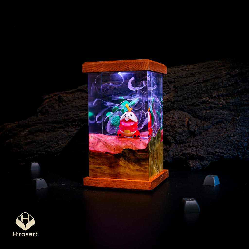 Fuecoco Pokémon Resin Lamp 6 Fuecoco Pokémon Resin Lamp