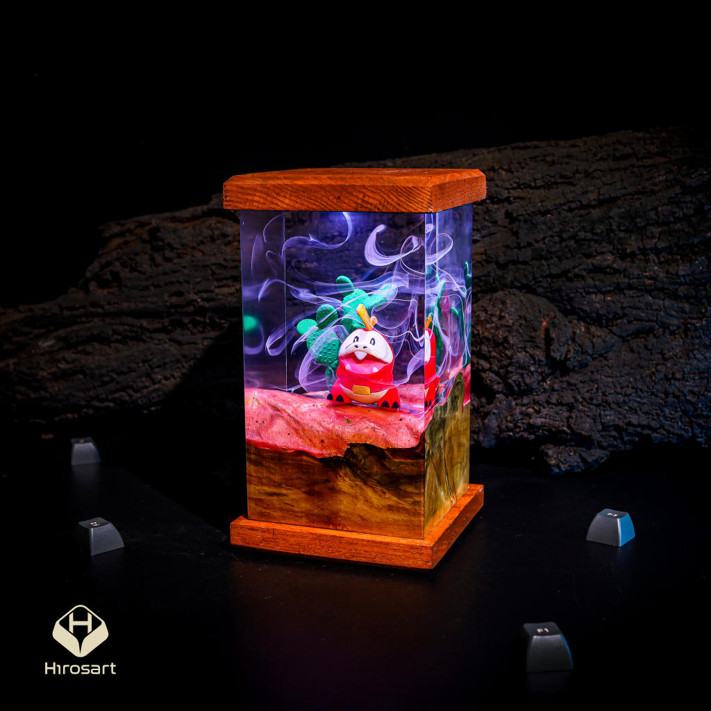 Fuecoco Pokémon Resin Lamp 7 Fuecoco Pokémon Resin Lamp