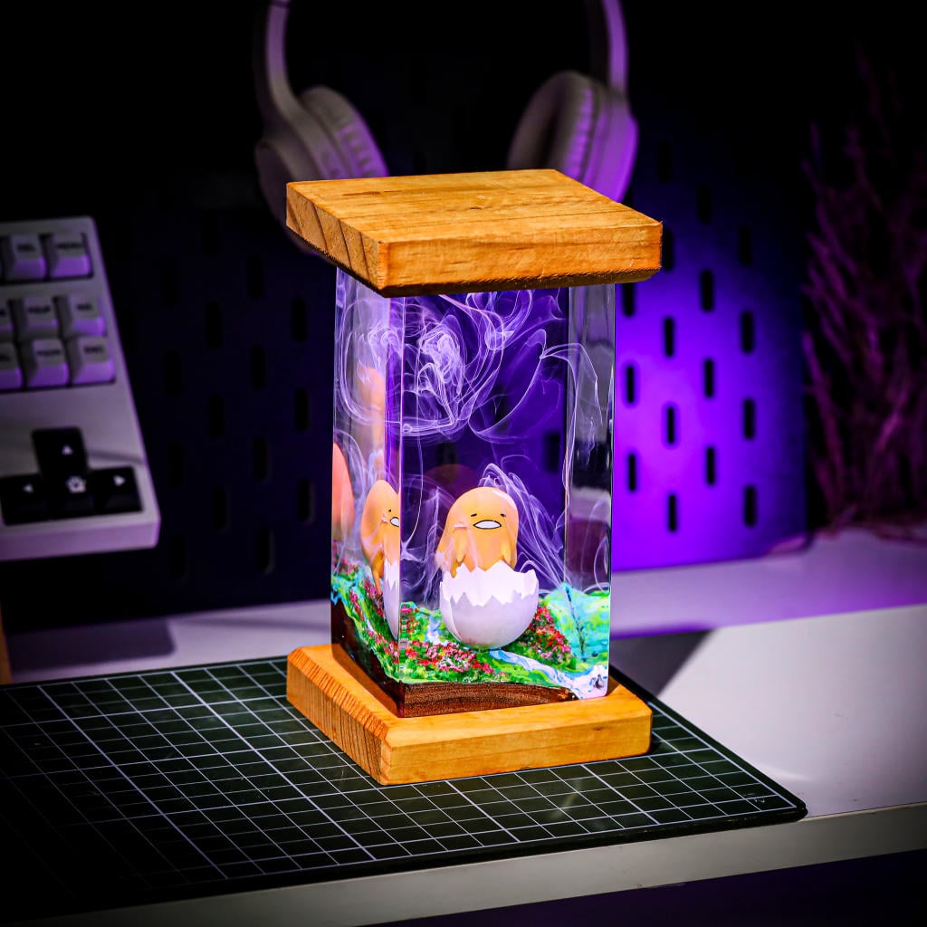 Gudetama Resin Lamp 7 Gudetama Resin Lamp