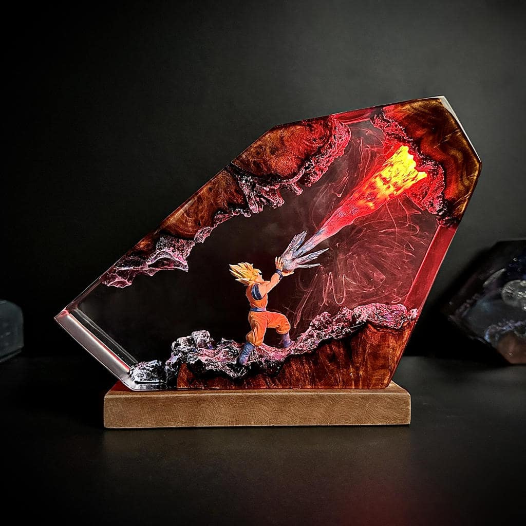 Vegeta Dragon Ball Epoxy Lamp - Hirosart