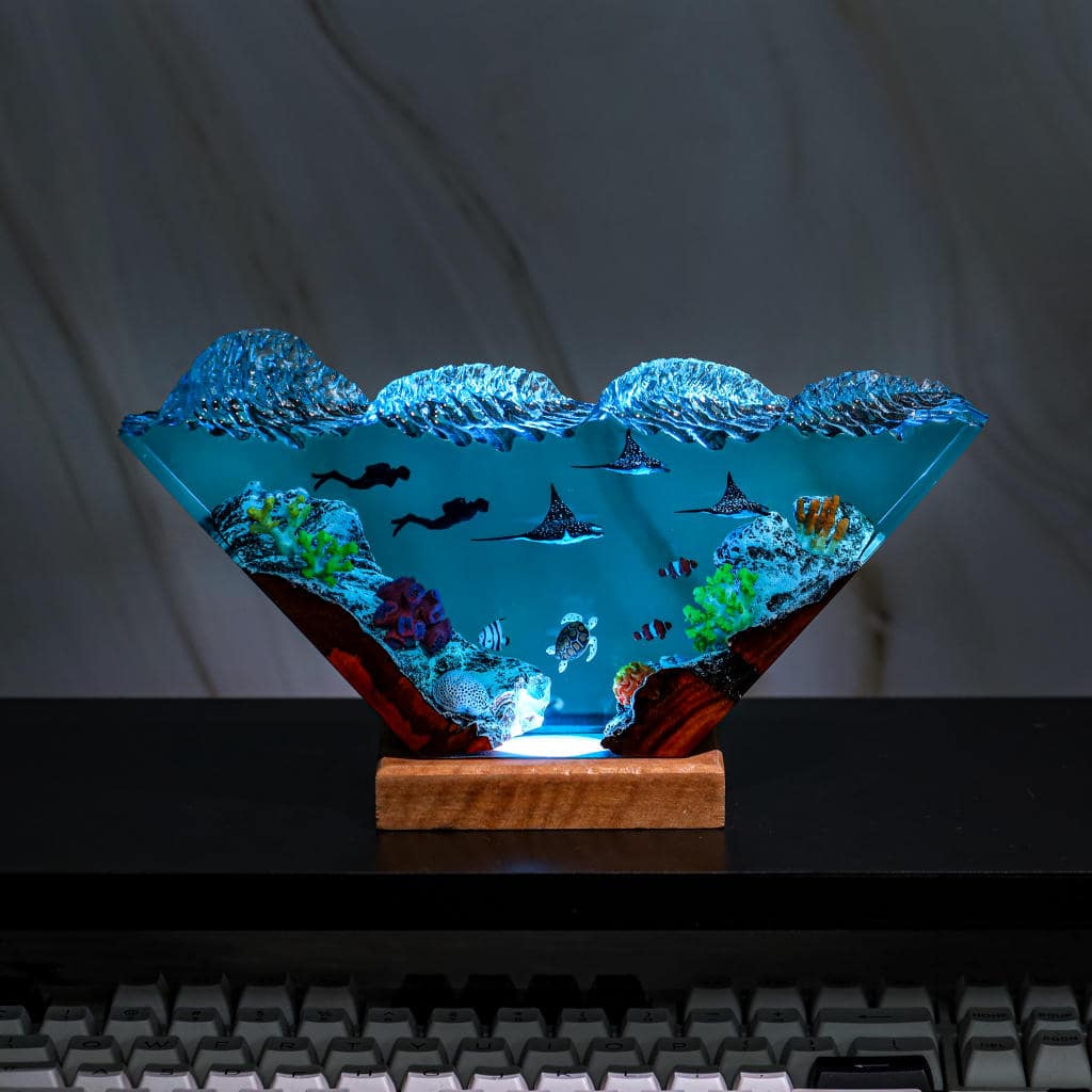 Manta Rays and Diver Night Lights Ver 3 1 Manta Rays and Diver Night Lights Ver 3