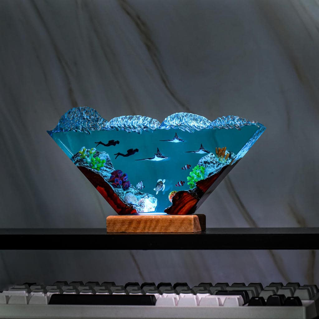 Manta Rays and Diver Night Lights Ver 3 5 Manta Rays and Diver Night Lights Ver 3
