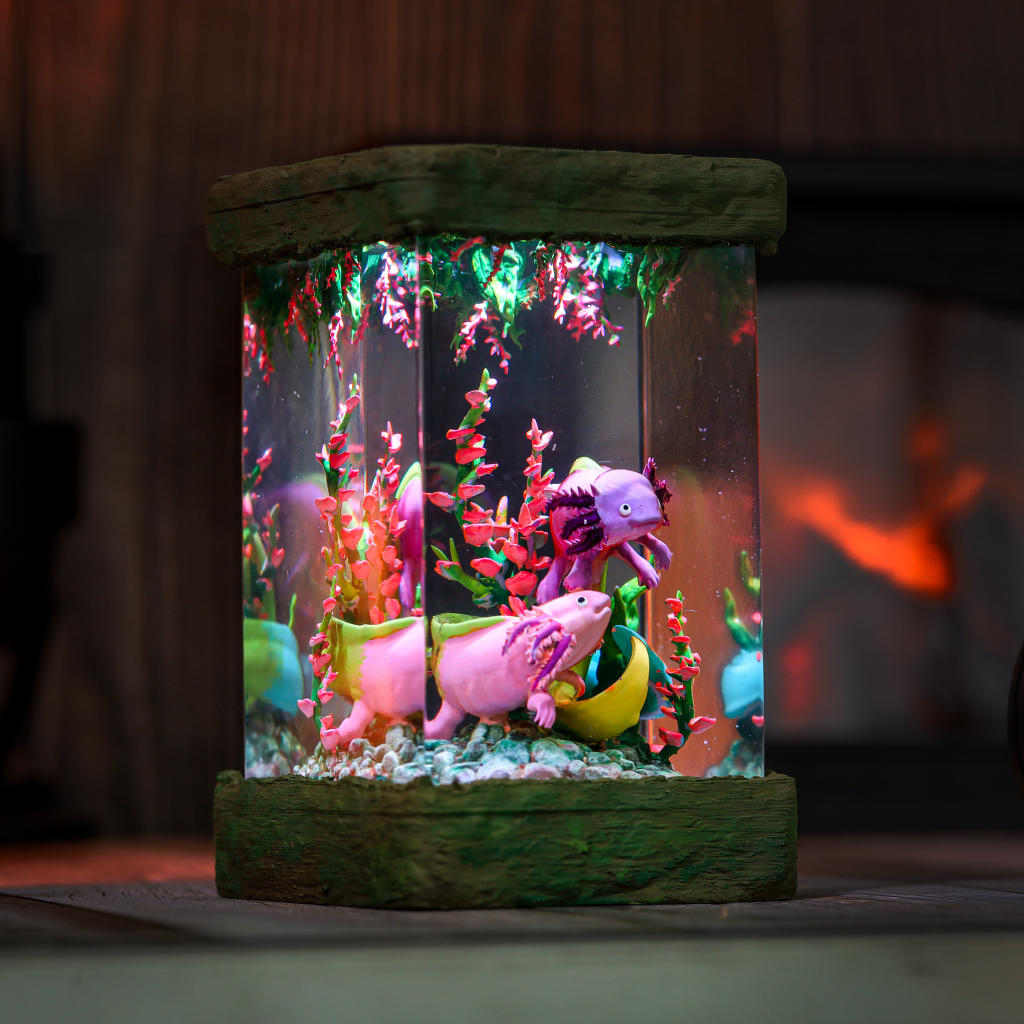 Axolotl Night Light - Hirosart