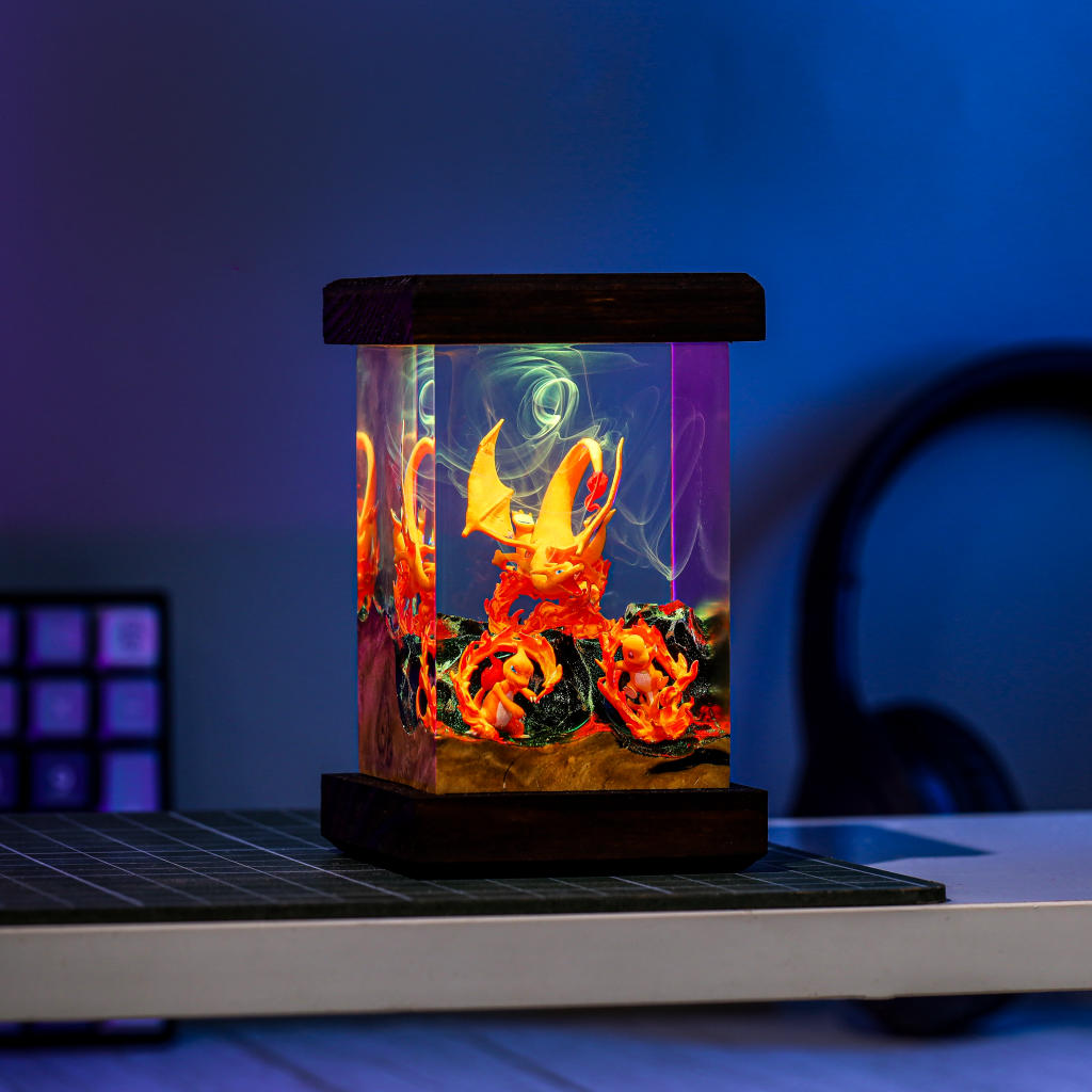 Charizard Evolution Pokemon Resin Night Light 10 Charizard Pokemon Resin Night Light Ver 3