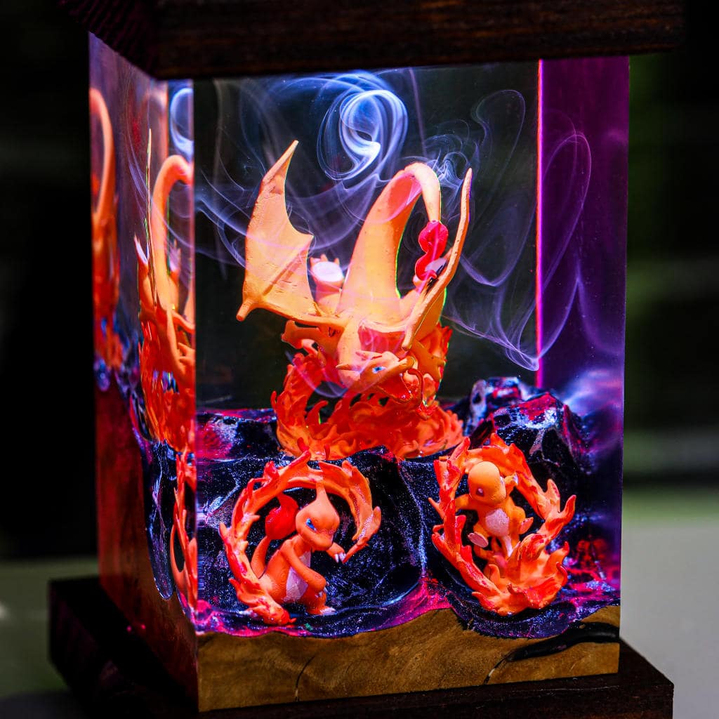 Charizard Evolution Pokemon Resin Night Light 3 Charizard Pokemon Resin Night Light Ver 3