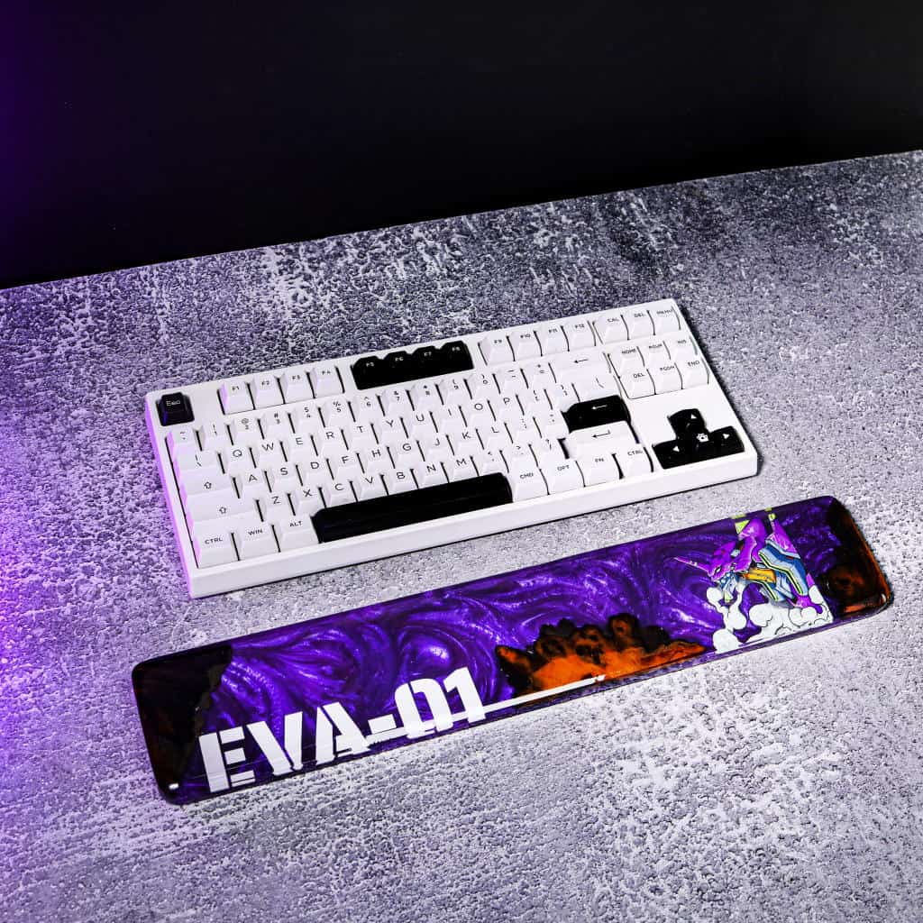 EVA-01 Evangelion Resin Wrist Rest 11 EVA-01 Evangelion Resin Wrist Rest