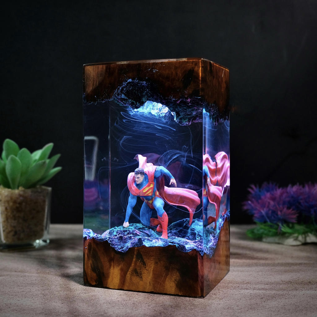 Superman Epoxy Night Light 14 Superman Epoxy Night Light