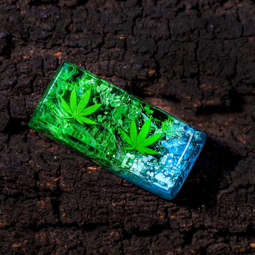 Weed Leaf Keycap 8 Weed Leaf Keycap