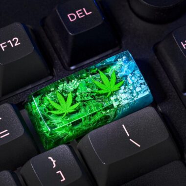 Weed Leaf Keycap