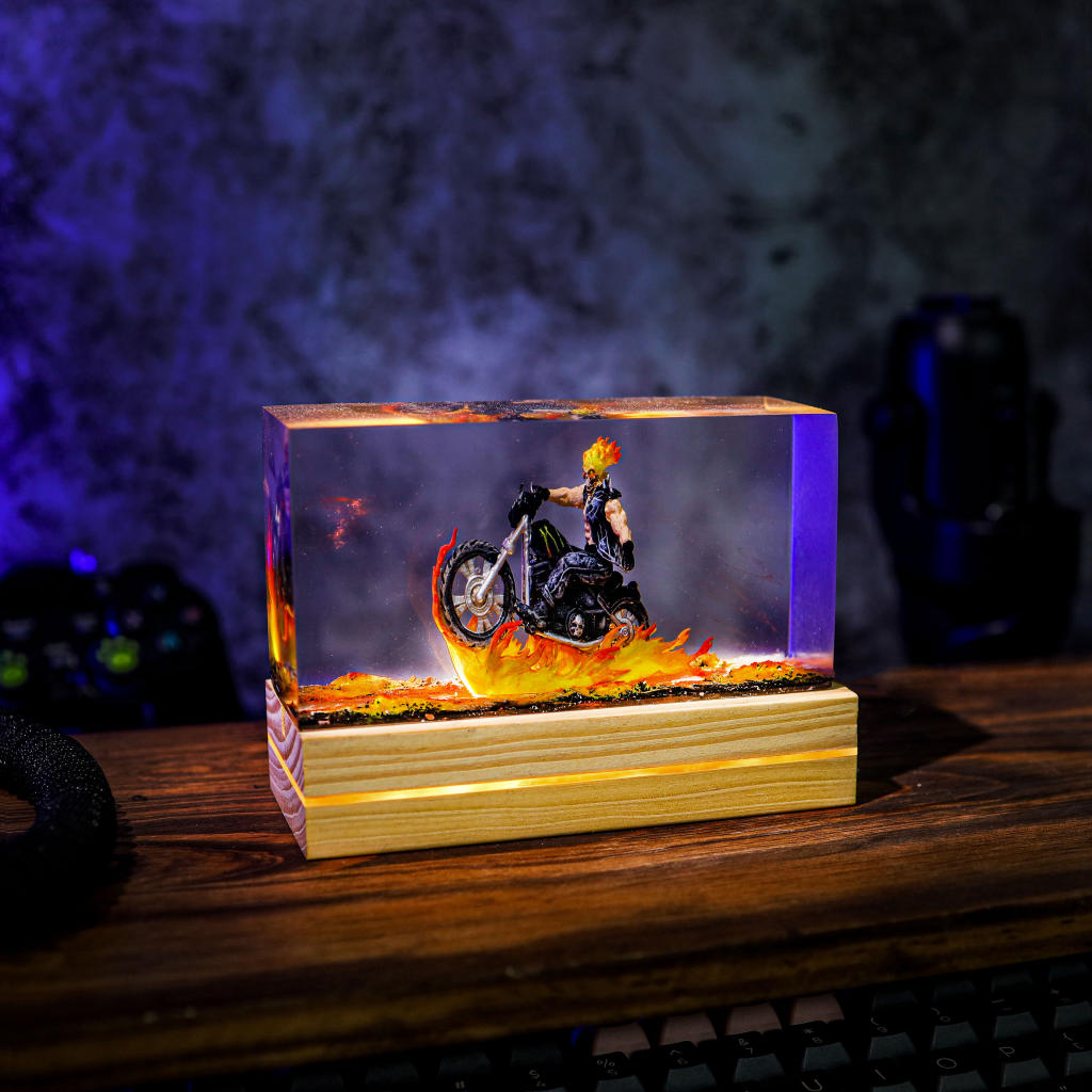 Ghost Rider Night Lamp - Hirosart