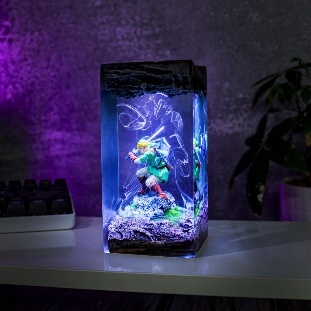 The Legend of Zelda Link Epoxy Lamp 12 The Legend of Zelda Link Epoxy Lamp
