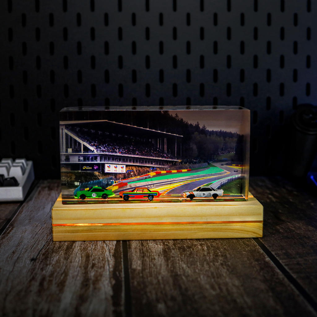 Car Racing Diorama Night Lamp 3 Car Racing Diorama Night Lamp