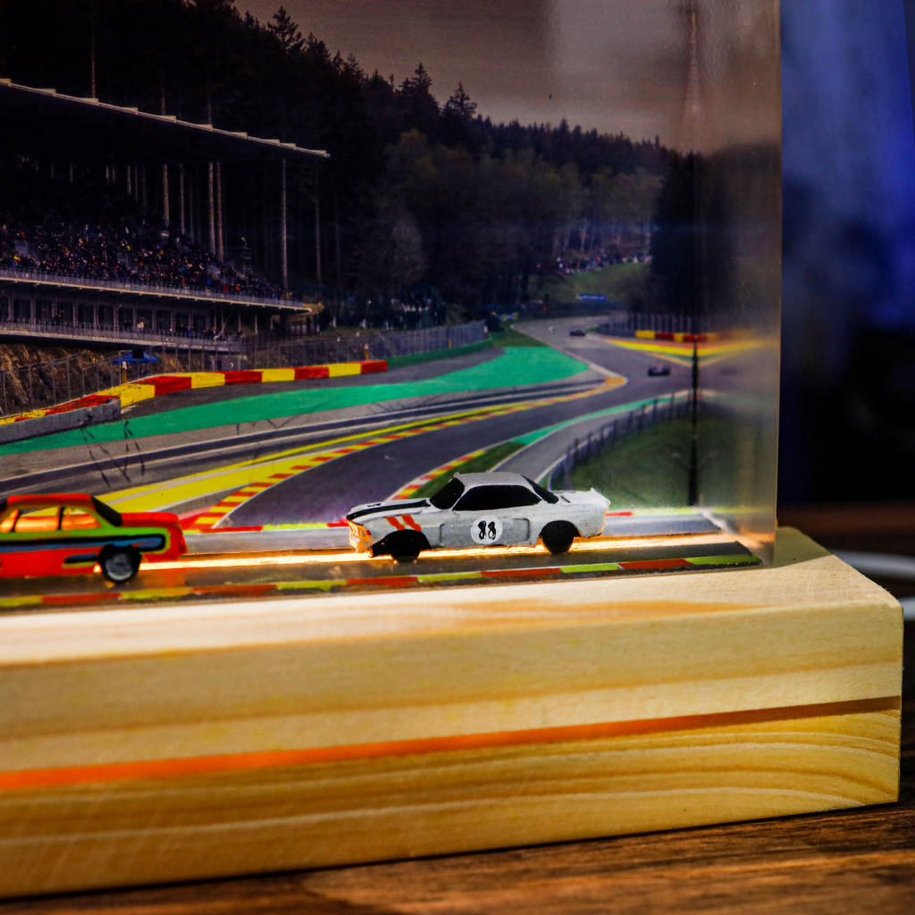 Car Racing Diorama Night Lamp 4 Car Racing Diorama Night Lamp