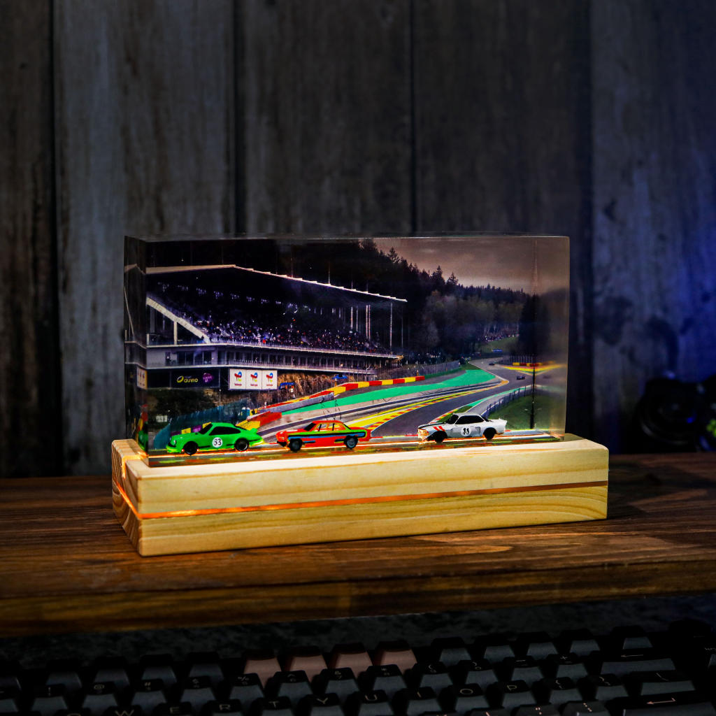 Car Racing Diorama Night Lamp 1 Car Racing Diorama Night Lamp