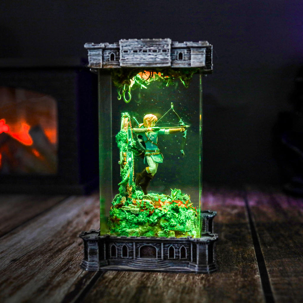The Legend of Zelda Link Archer Amiibo Lamp 12 The Legend of Zelda Link Archer Amiibo Lamp