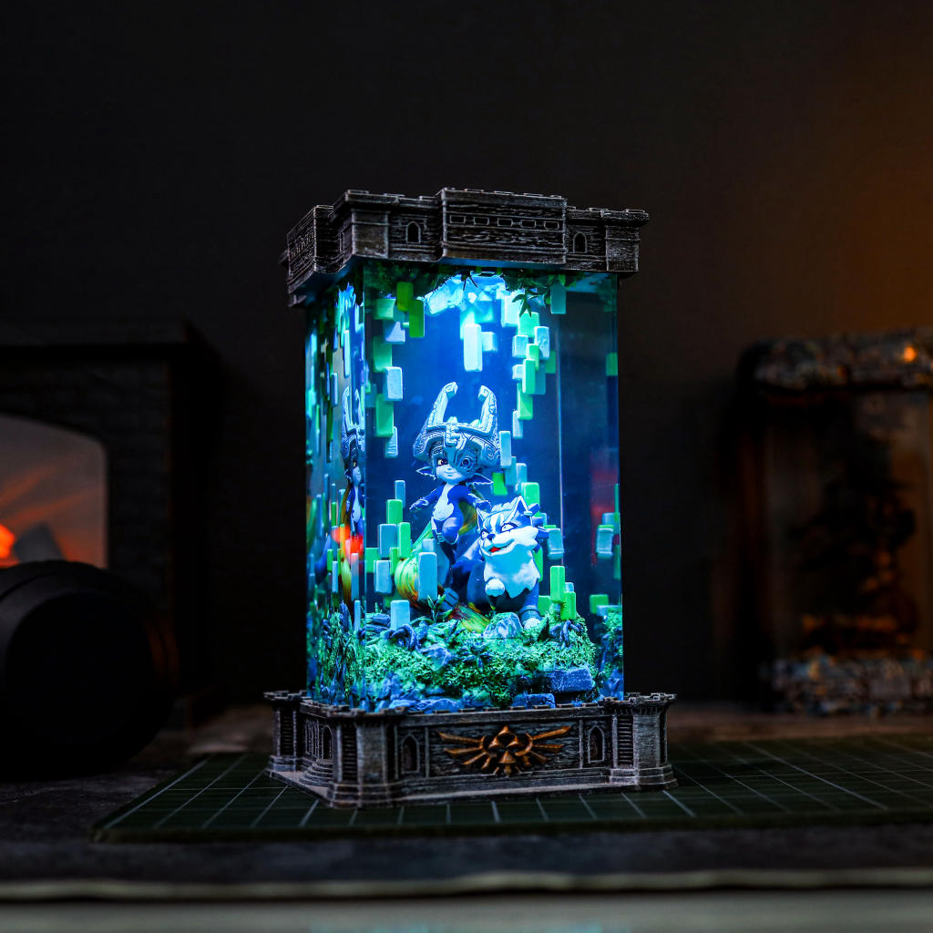 Zelda Midna & Wolf Link Night Lamp 12 Zelda Midna & Wolf Link Night Lamp