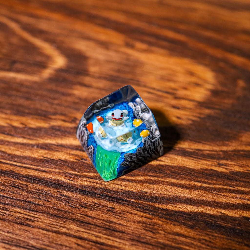 Pokémon Squirtle Artisan Keycap Ver 2 8 Pokémon Squirtle Artisan Keycap Ver 2