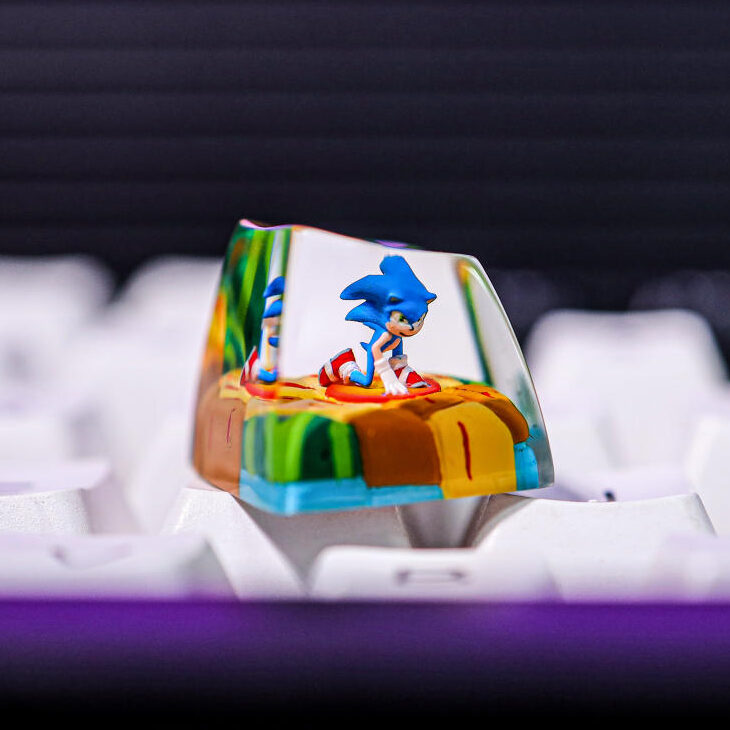 Sonic the Hedgedog ESC Artisan Keycap 1 Sonic the Hedgedog ESC Artisan Keycap