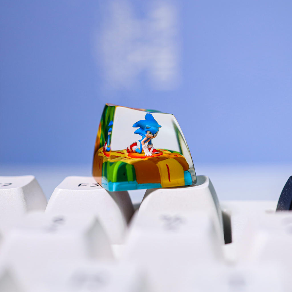 Sonic the Hedgedog ESC Artisan Keycap 3 Sonic the Hedgedog ESC Artisan Keycap