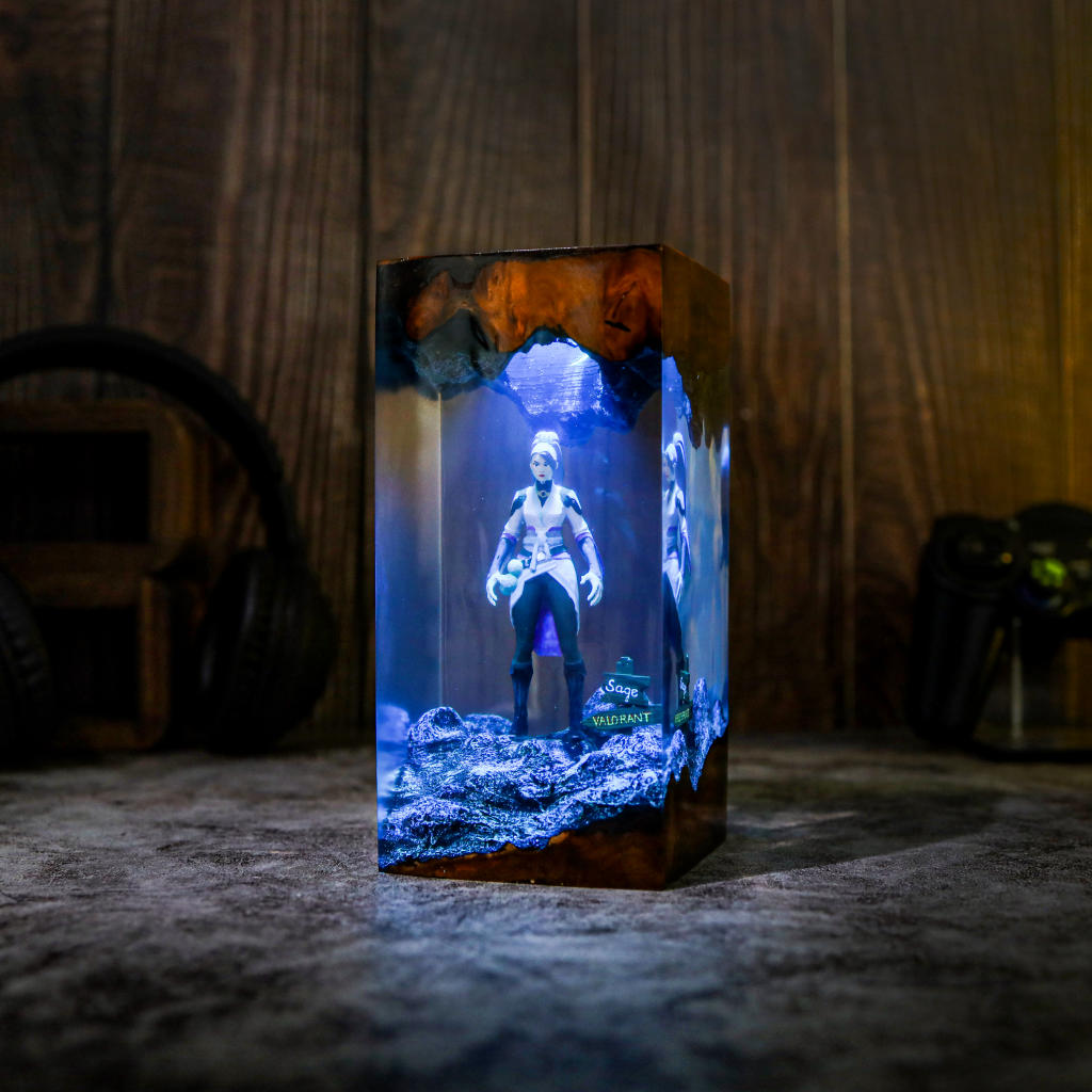 Valorant Sage Epoxy Night Light Valorant sage epoxy night light