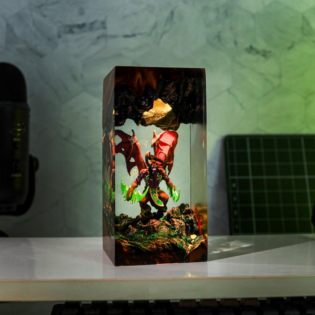 Illidan Stormrage Warcraft Night Light 4 Illidan Stormrage Warcraft Night Light