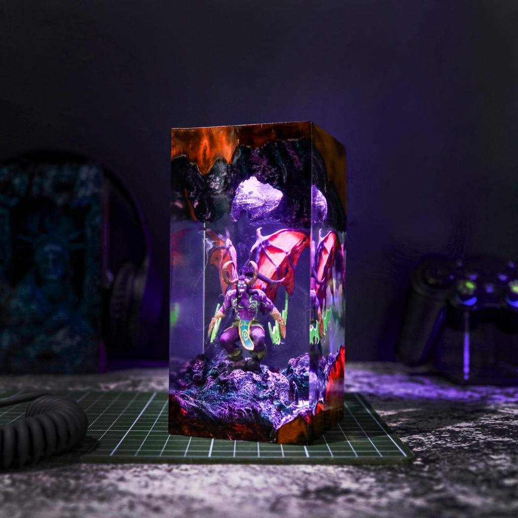 Illidan Stormrage Warcraft Night Light 7 Illidan Stormrage Warcraft Night Light