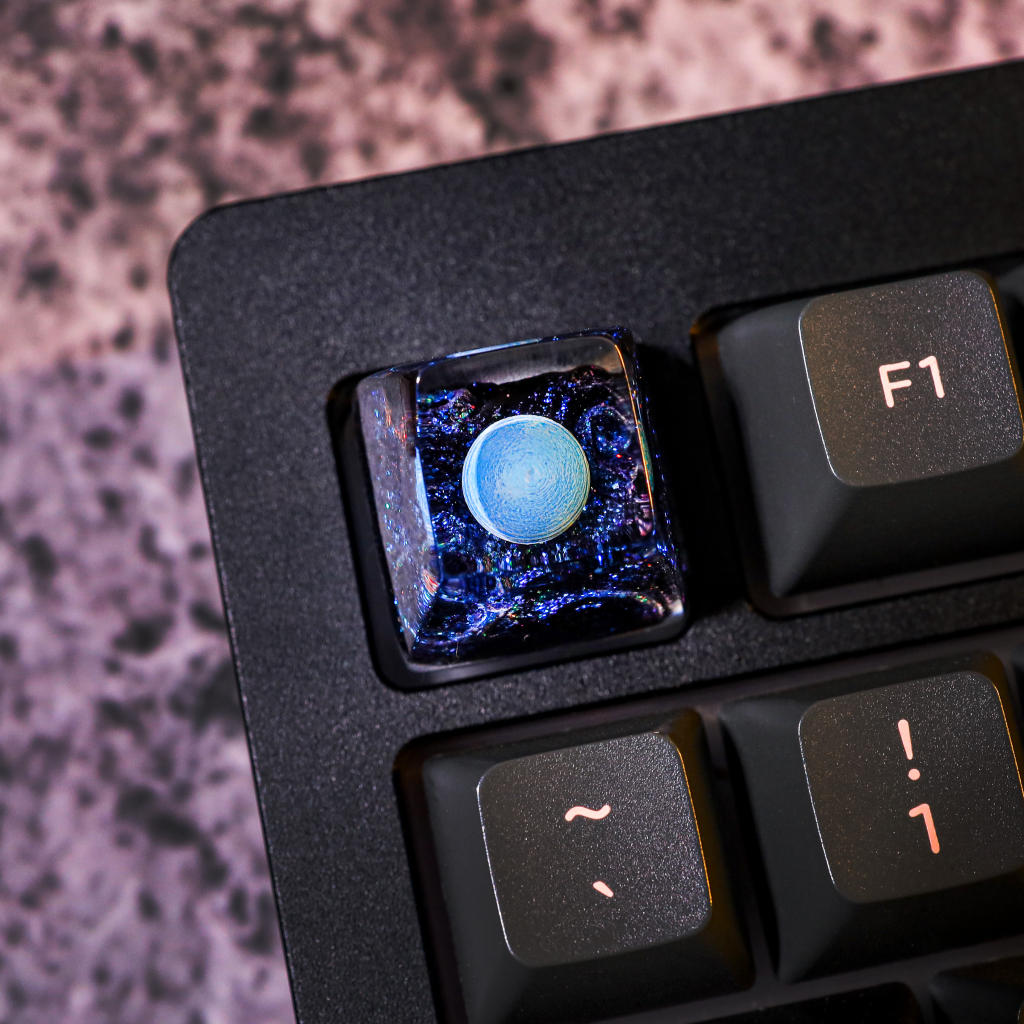 Planets Resin Artisan Keycap Planets resin artisan keycap