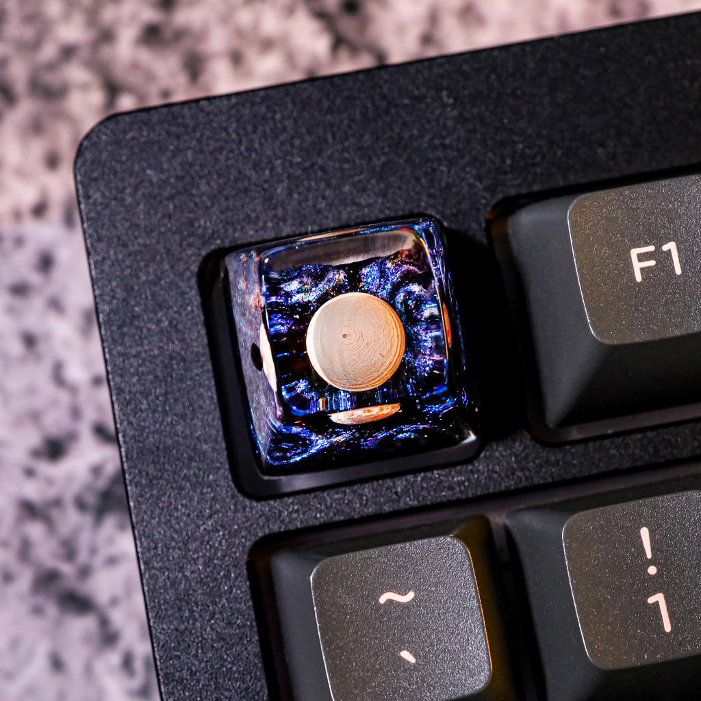 Planets Resin Artisan Keycap Planets resin artisan keycap
