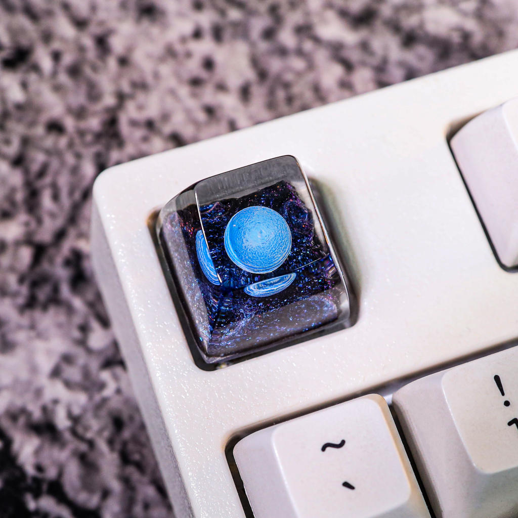 Planets Resin Artisan Keycap Planets resin artisan keycap