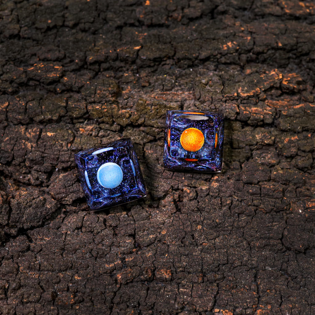 Planets Resin Artisan Keycap Planets resin artisan keycap