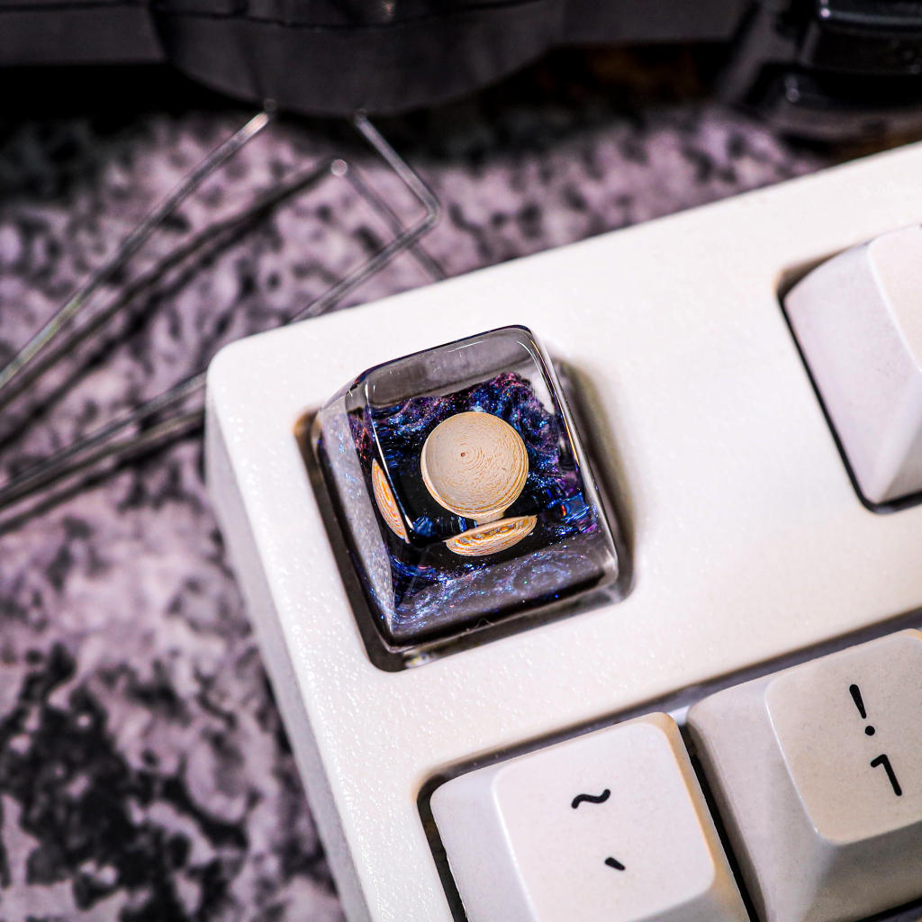 Planets Resin Artisan Keycap Planets resin artisan keycap
