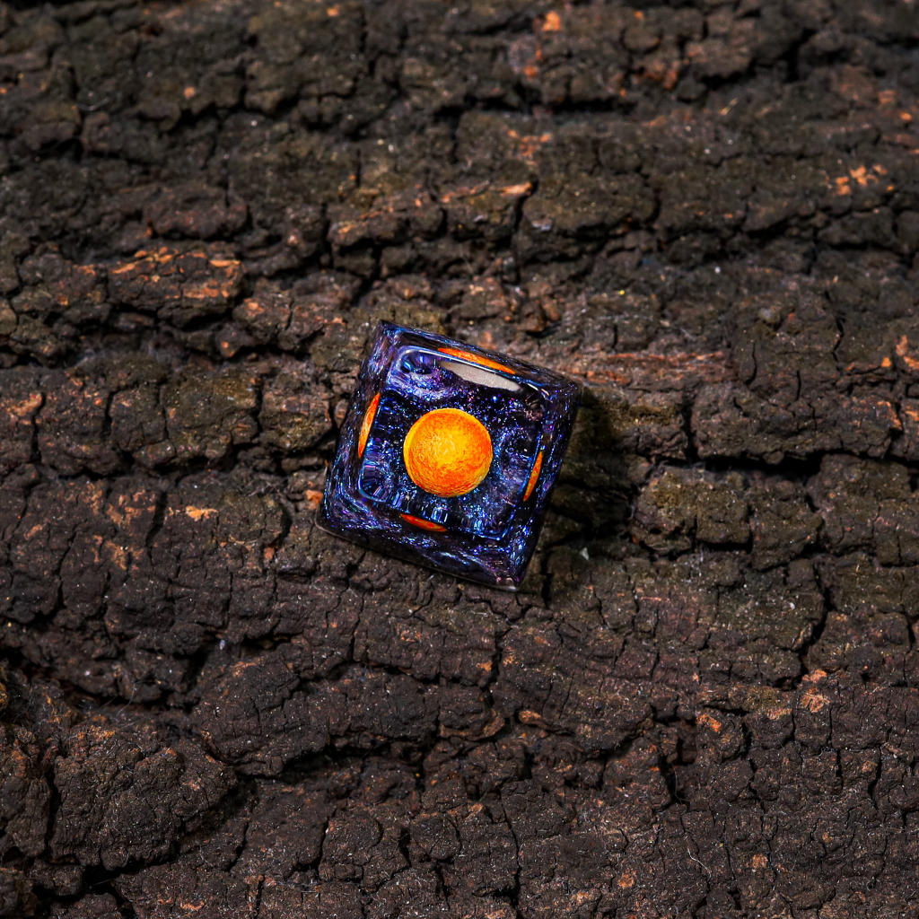 Planets Resin Artisan Keycap Planets resin artisan keycap