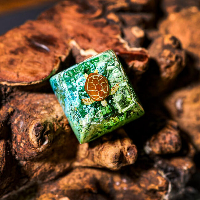 Sea Turtle Artisan Keycap 9 Sea Turtle Artisan Keycap