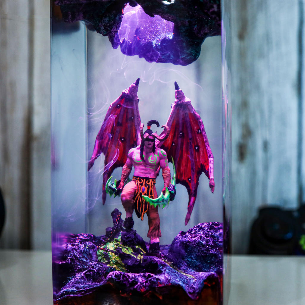 Illidan Stormrage Warcraft Night Light Ver 2 10 Illidan Stormrage Warcraft Night Light Ver 2