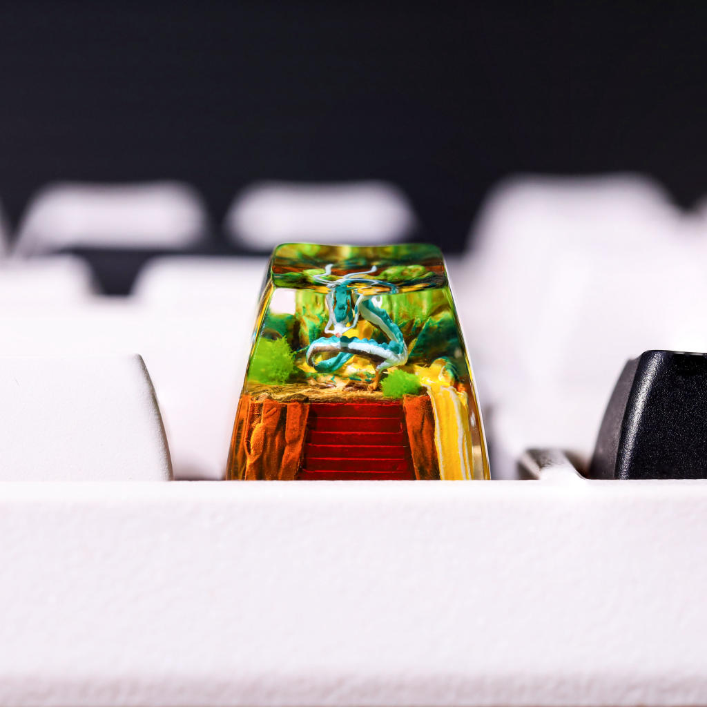 Spirited Away Haku Artisan Keycap Ver 2 3 Spirited Away Haku Artisan Keycap Ver 2