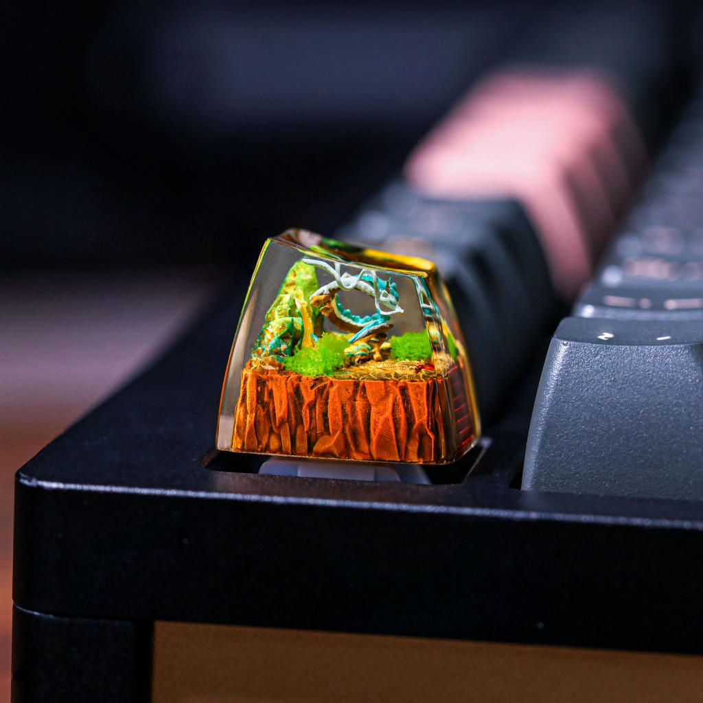 Spirited Away Haku Artisan Keycap Ver 2 9 Spirited Away Haku Artisan Keycap Ver 2