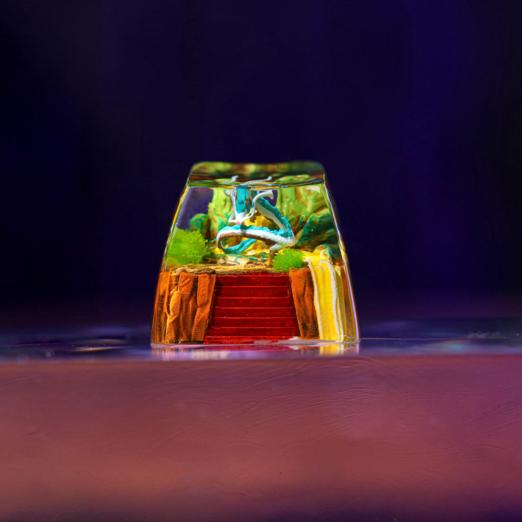 Spirited Away Haku Artisan Keycap Ver 2 6 Spirited Away Haku Artisan Keycap Ver 2