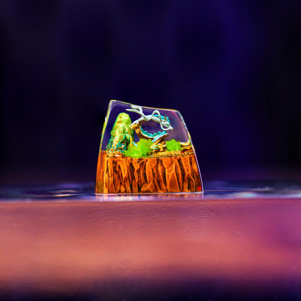 Spirited Away Haku Artisan Keycap Ver 2 7 Spirited Away Haku Artisan Keycap Ver 2